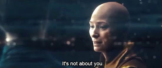 It's not about you
